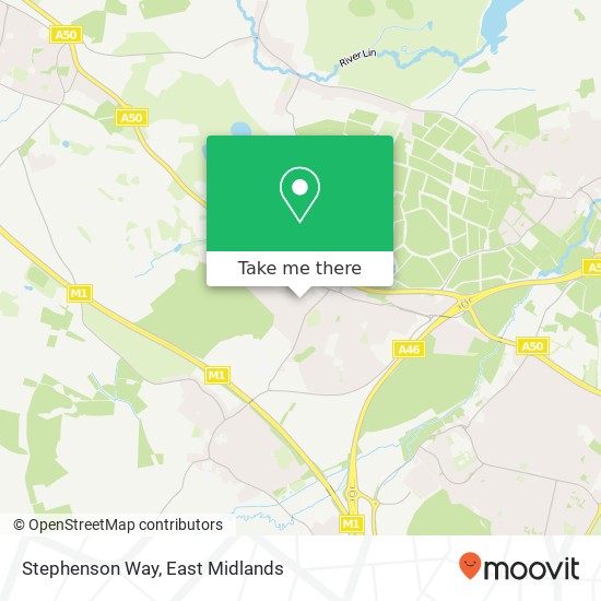 Stephenson Way map