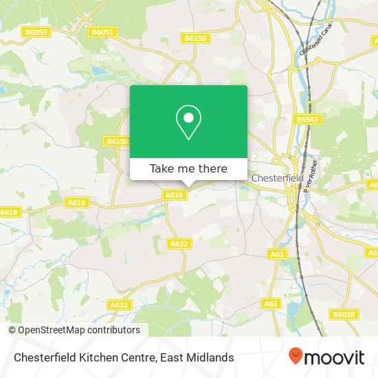 Chesterfield Kitchen Centre map