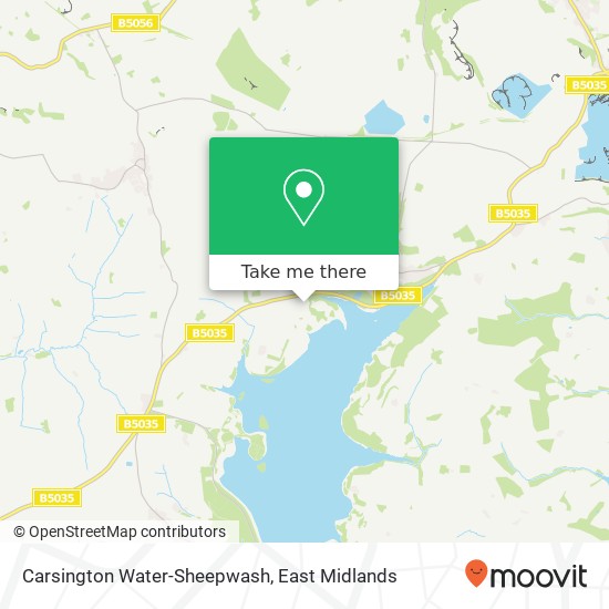 Carsington Water-Sheepwash map