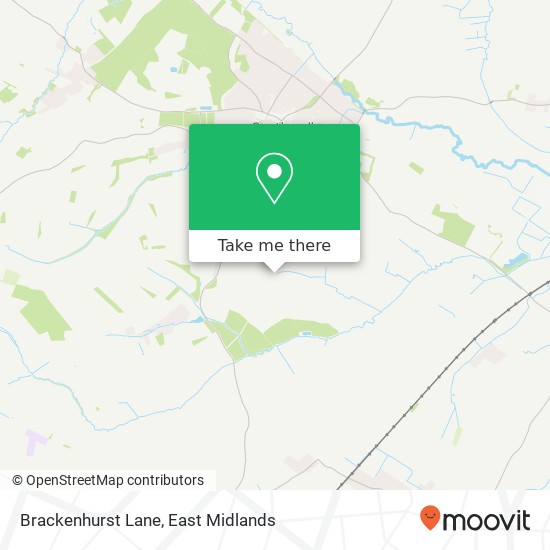 Brackenhurst Lane map