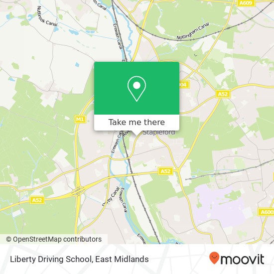 Liberty Driving School map