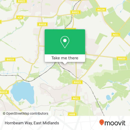Hornbeam Way map
