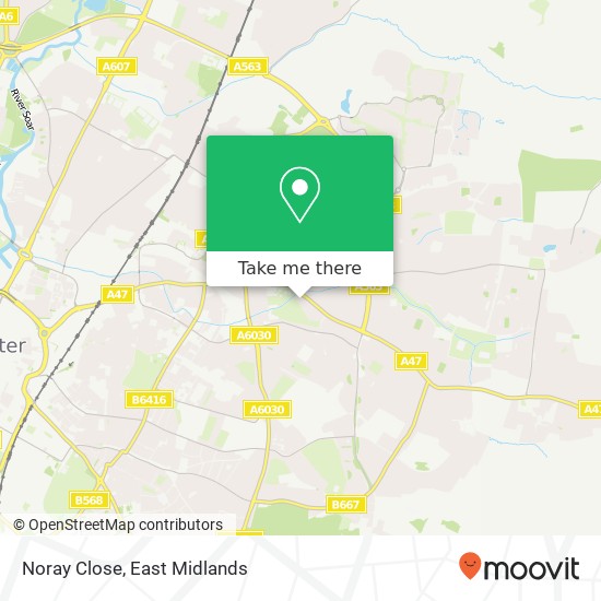 Noray Close map