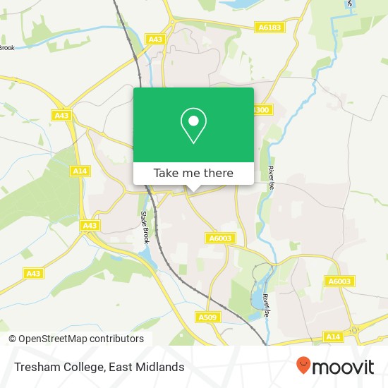 Tresham College map