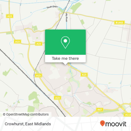 Crowhurst map