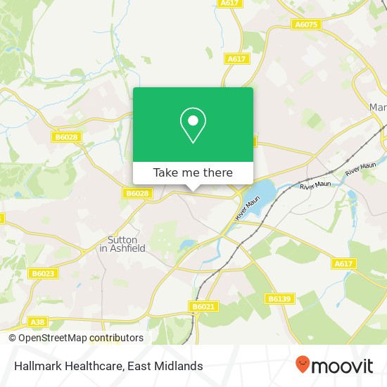 Hallmark Healthcare map