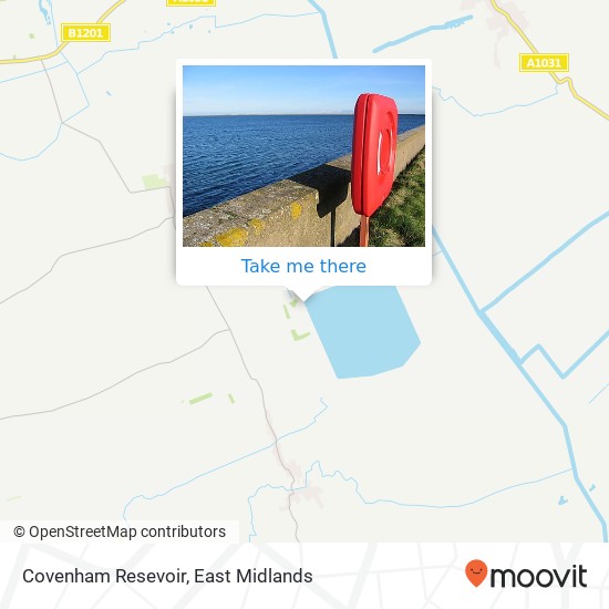 Covenham Resevoir map