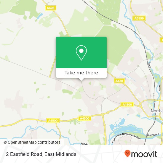 2 Eastfield Road map