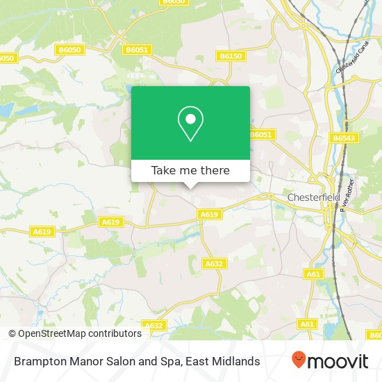 Brampton Manor Salon and Spa map