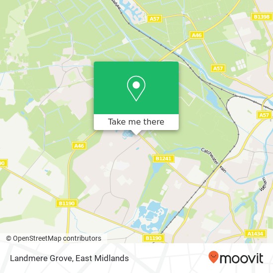 Landmere Grove map