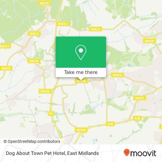Dog About Town Pet Hotel map