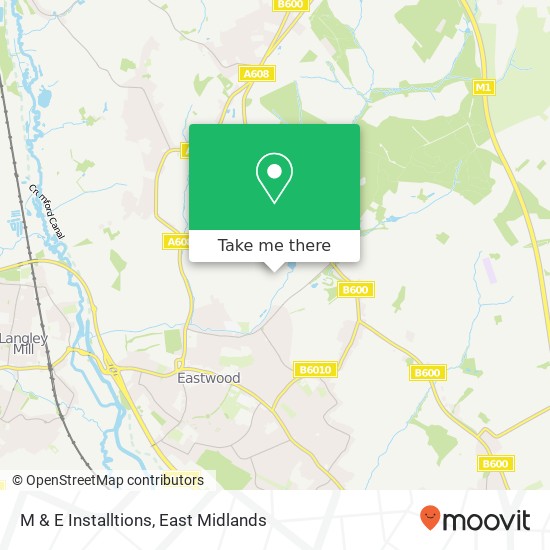 M & E Installtions map
