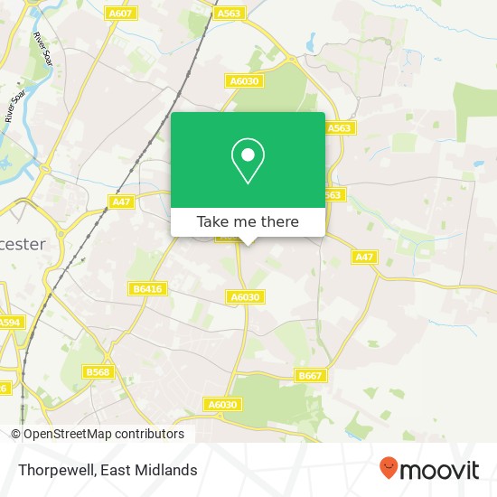 Thorpewell map