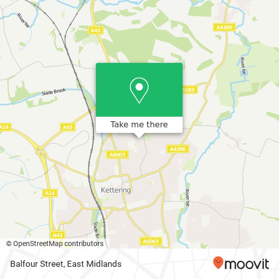 Balfour Street map