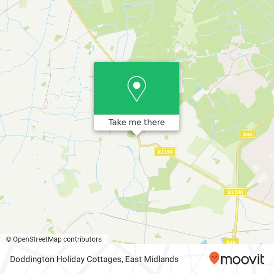 Doddington Holiday Cottages map