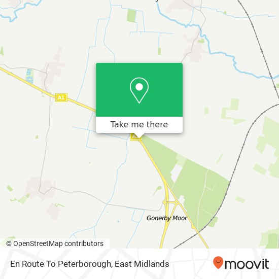 En Route To Peterborough map