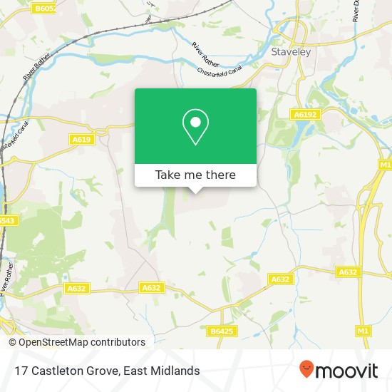 17 Castleton Grove map