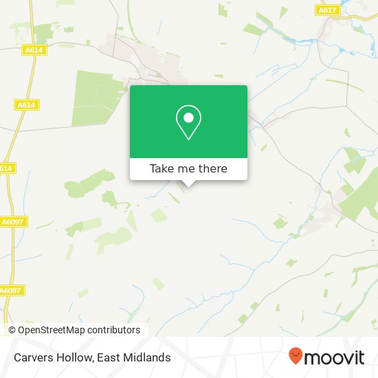 Carvers Hollow map