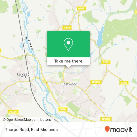 Thorpe Road map