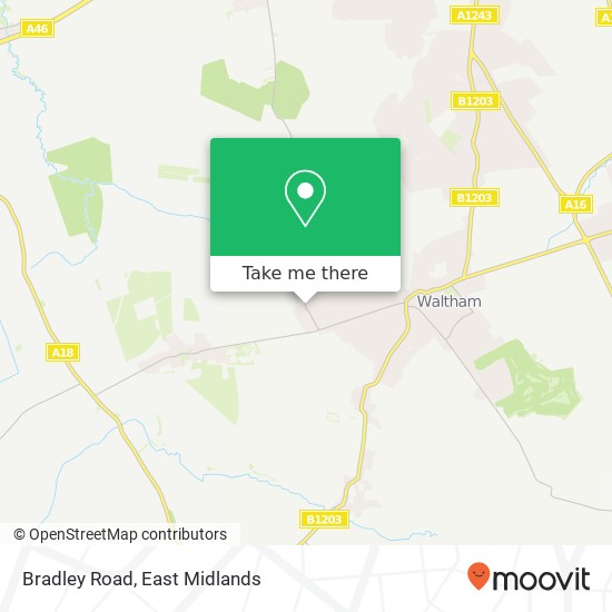 Bradley Road map