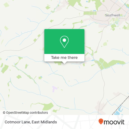 Cotmoor Lane map