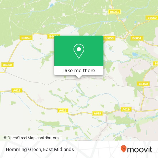 Hemming Green map