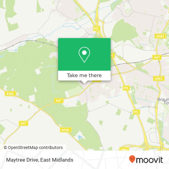 Maytree Drive map