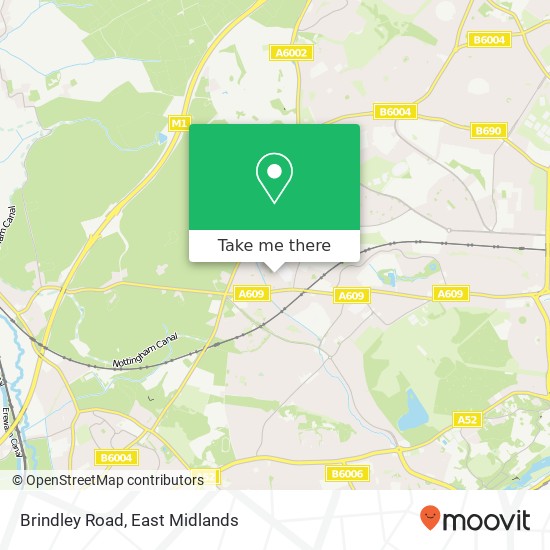 Brindley Road map