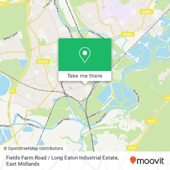 Fields Farm Road / Long Eaton Industrial Estate map