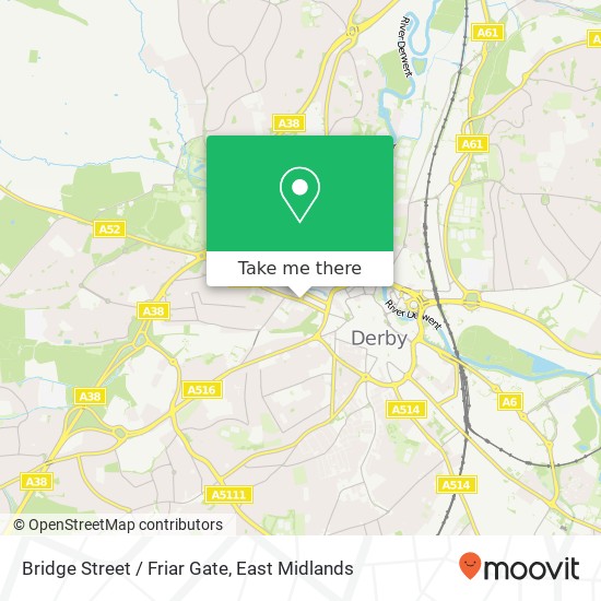 Bridge Street / Friar Gate map