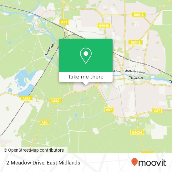 2 Meadow Drive map