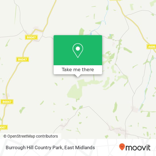 Burrough Hill Country Park map