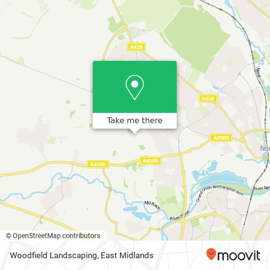 Woodfield Landscaping map