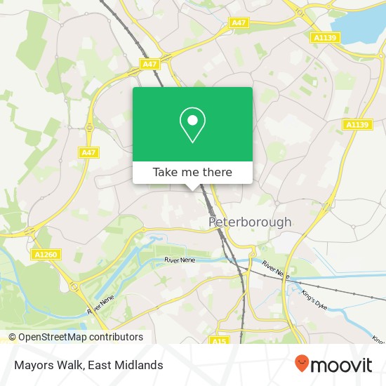 Mayors Walk map