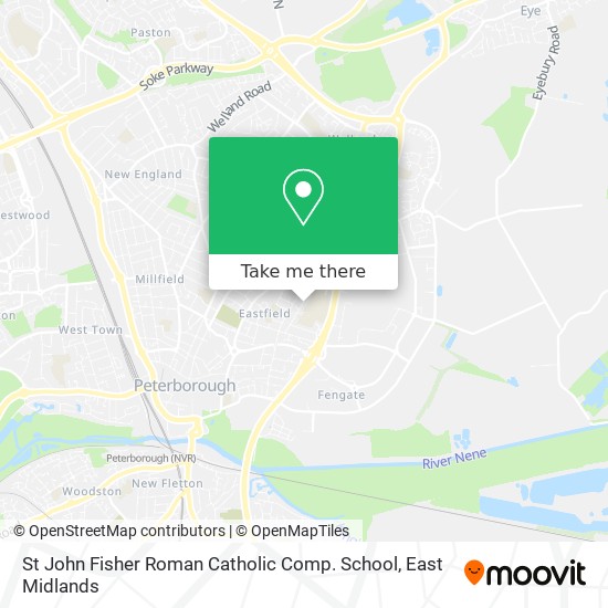 St John Fisher Roman Catholic Comp. School map