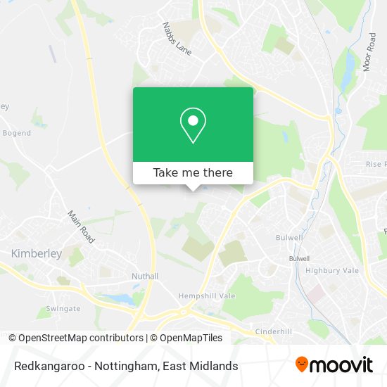 Redkangaroo - Nottingham map