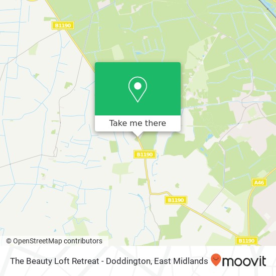 The Beauty Loft Retreat - Doddington map