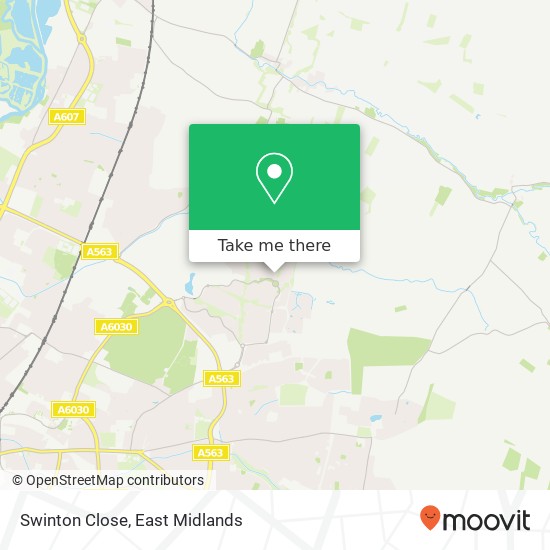 Swinton Close map