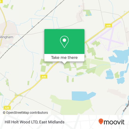 Hill Holt Wood LTD map