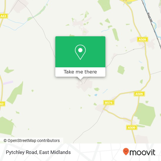 Pytchley Road map