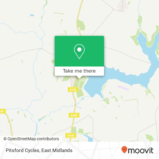 Pitsford Cycles map