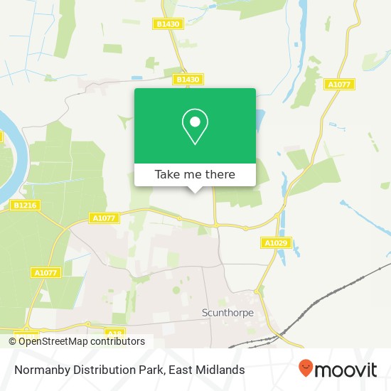 Normanby Distribution Park map