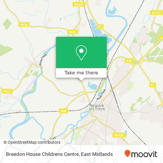 Breedon House Childrens Centre map