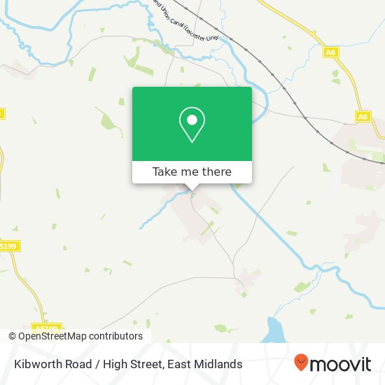 Kibworth Road / High Street map