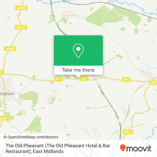 The Old Pheasant (The Old Pheasant Hotel & Bar Restaurant) map