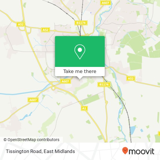 Tissington Road map