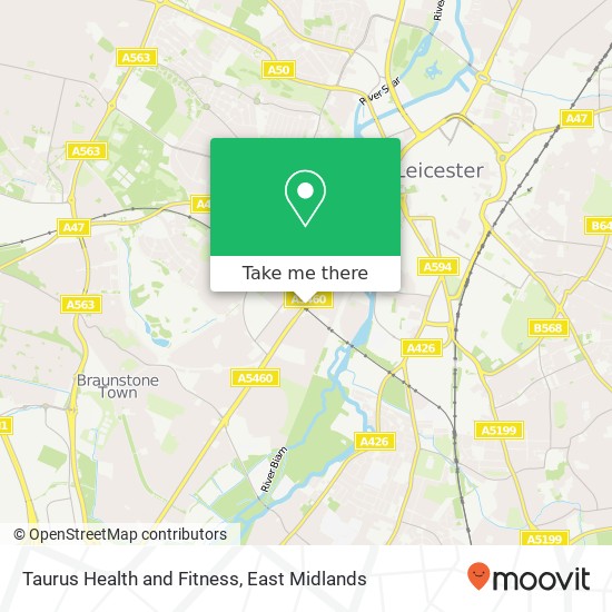 Taurus Health and Fitness map