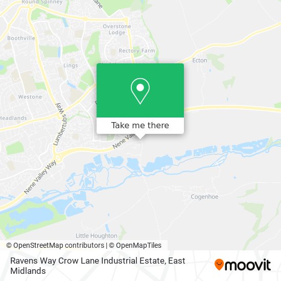 Ravens Way Crow Lane Industrial Estate map