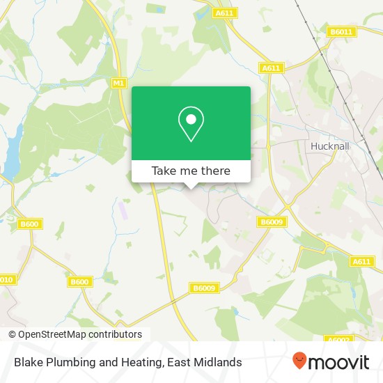 Blake Plumbing and Heating map