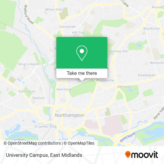 University Campus map